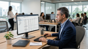 Controle de acesso completo de usuários em sistema ERP